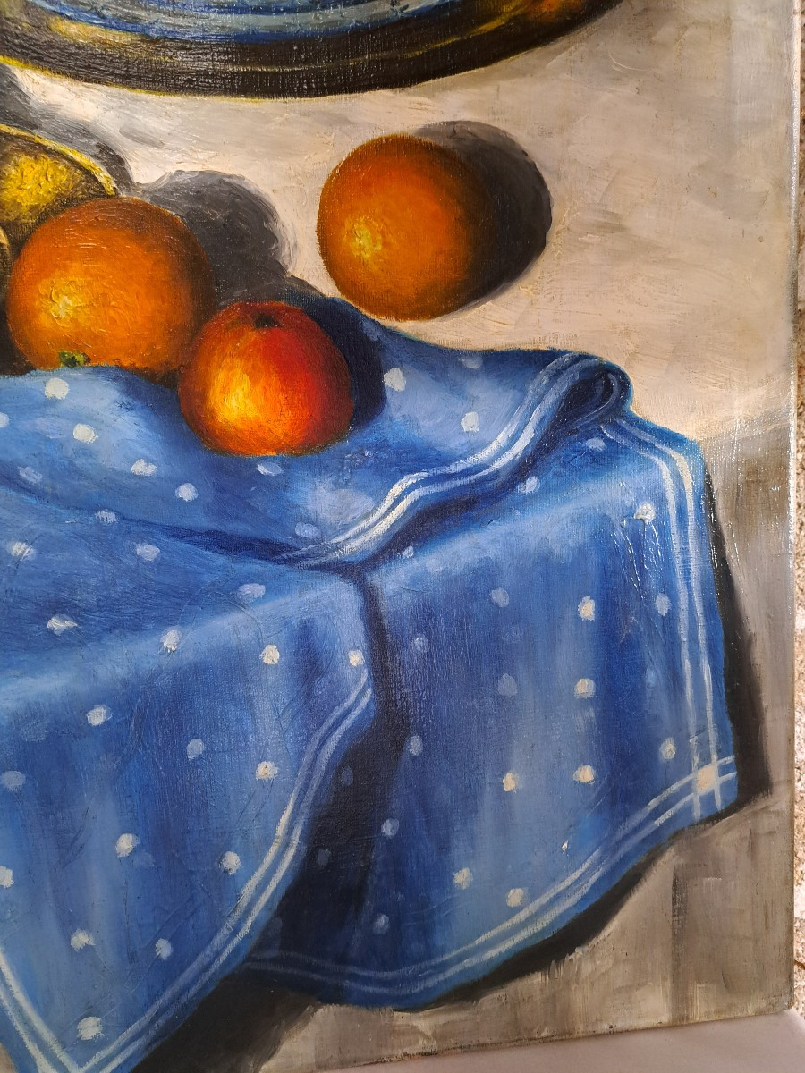 Oil Painting Still Life "the Dessert"-photo-4