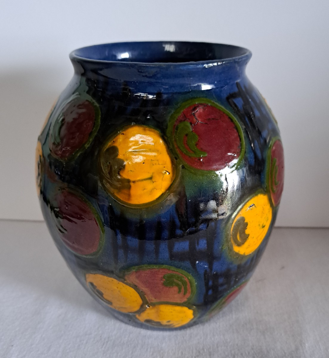 vase en terre cuite vernissée de Emile Simonod