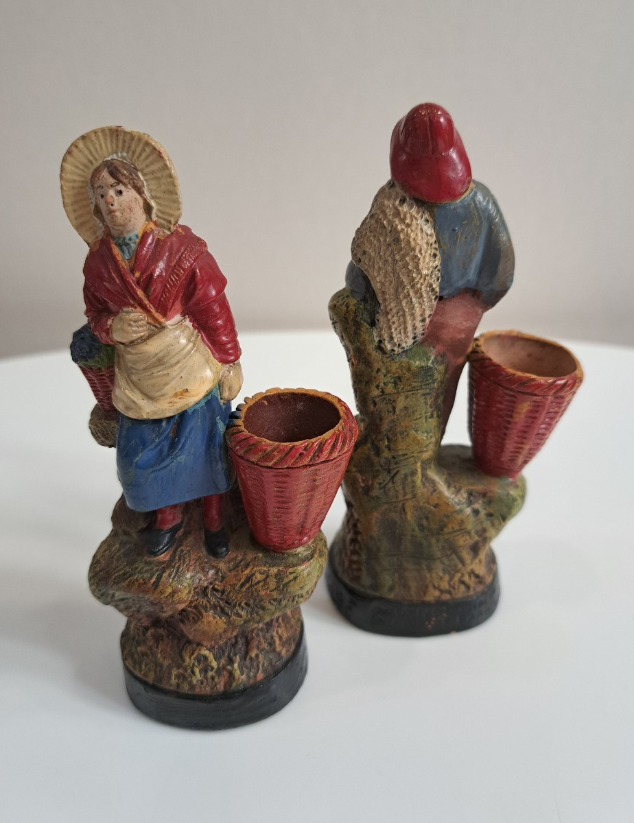 Terracotta Fishing Couple Moynet Mabilat-photo-4