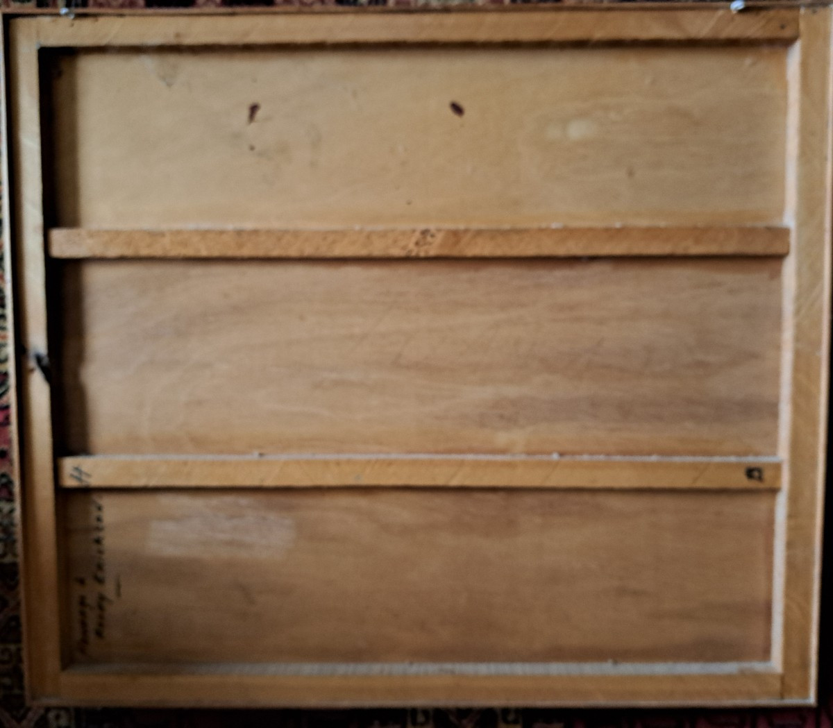 Painting By Bernard Privas, Mixed Media, 1988-photo-4