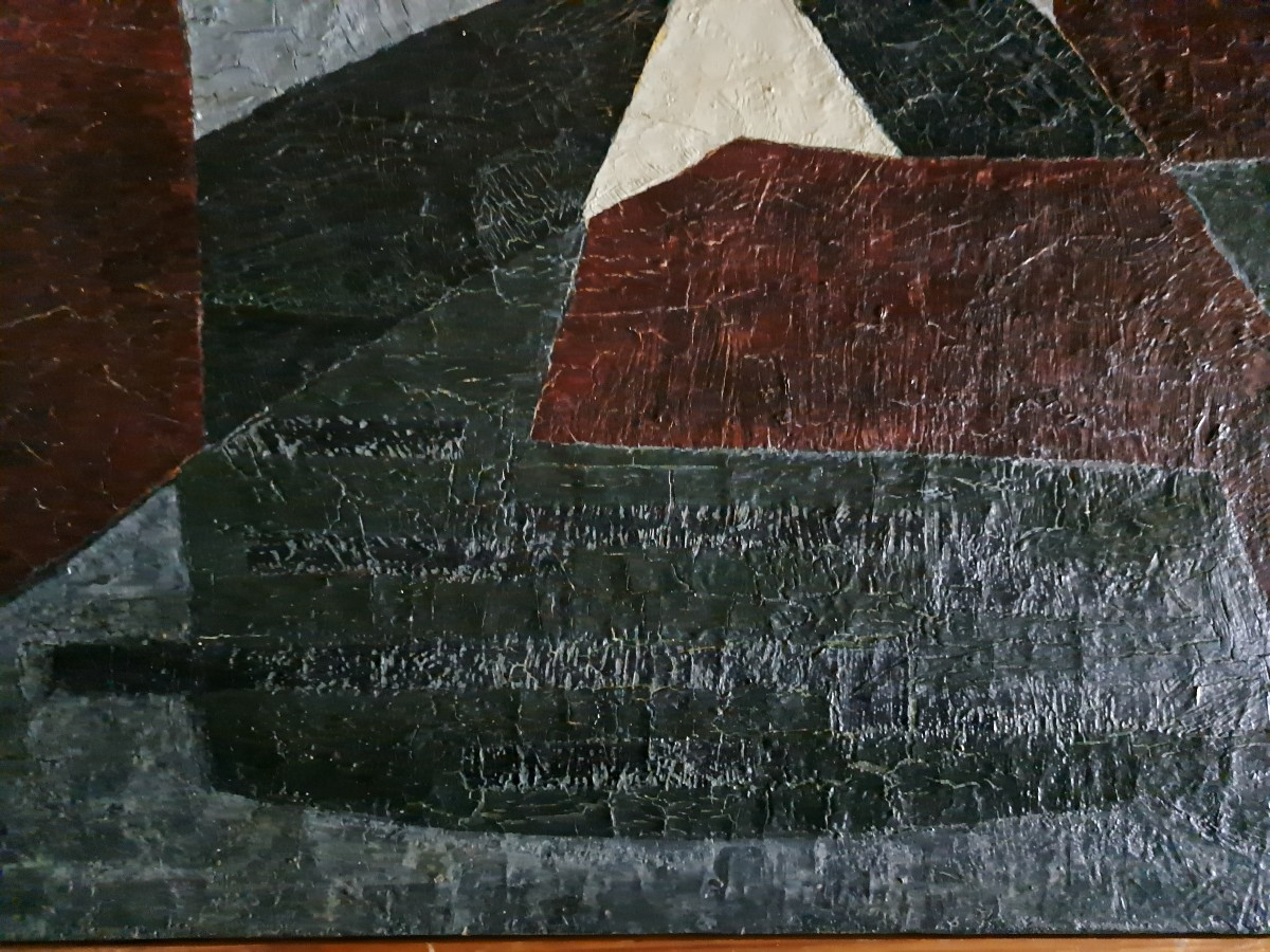 huile sur toile de Pierre Clerc (1919-1984)-photo-2