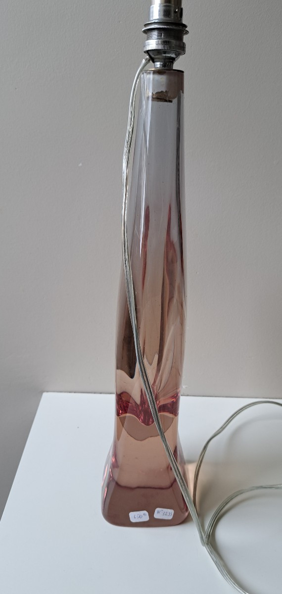 pied de lampe de la Cristallerie de  Sêvres -photo-2