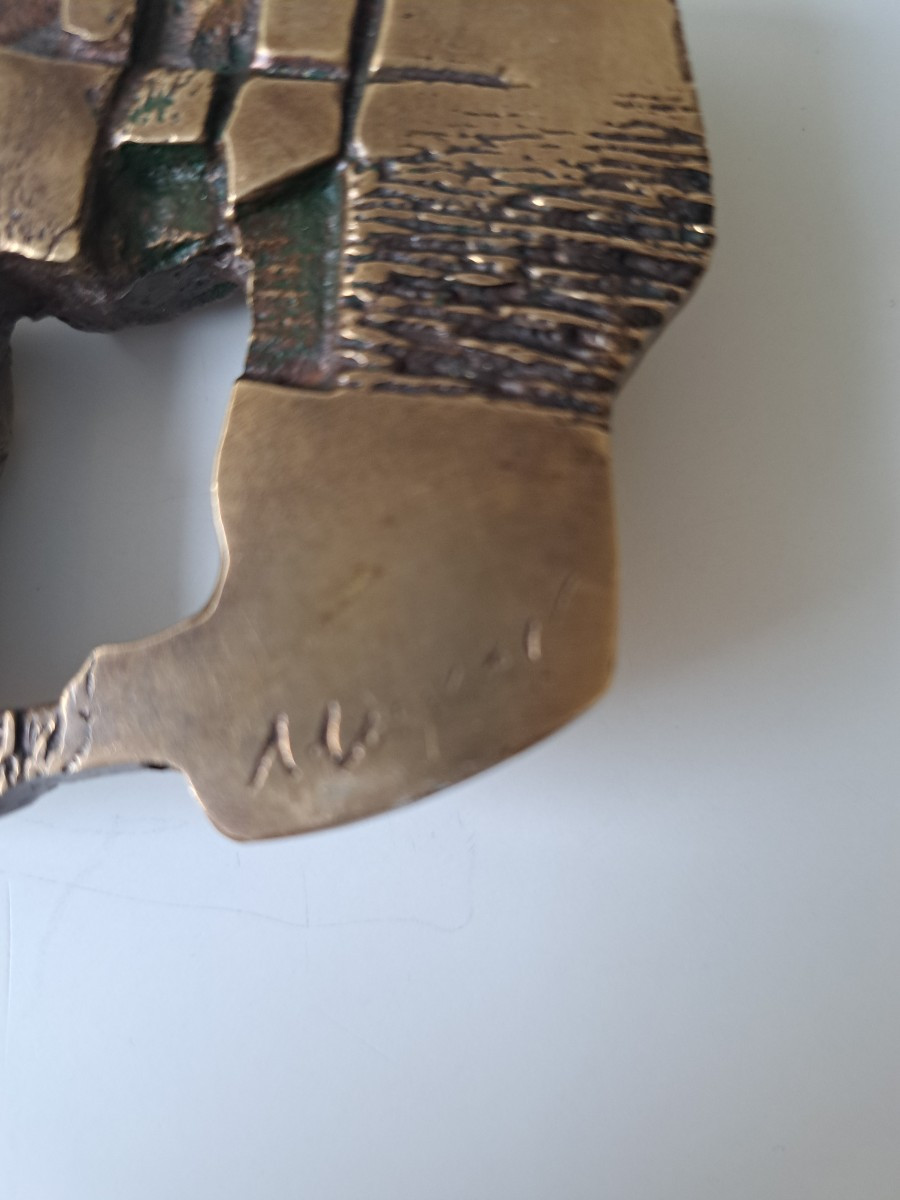 sculpture pendentif en bronze de l'artiste Bulgare Nicolas Manev-photo-3