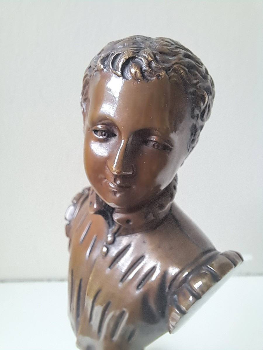 petit buste en bronze d'Henri IV enfant attribué à F.J.Borio -photo-4