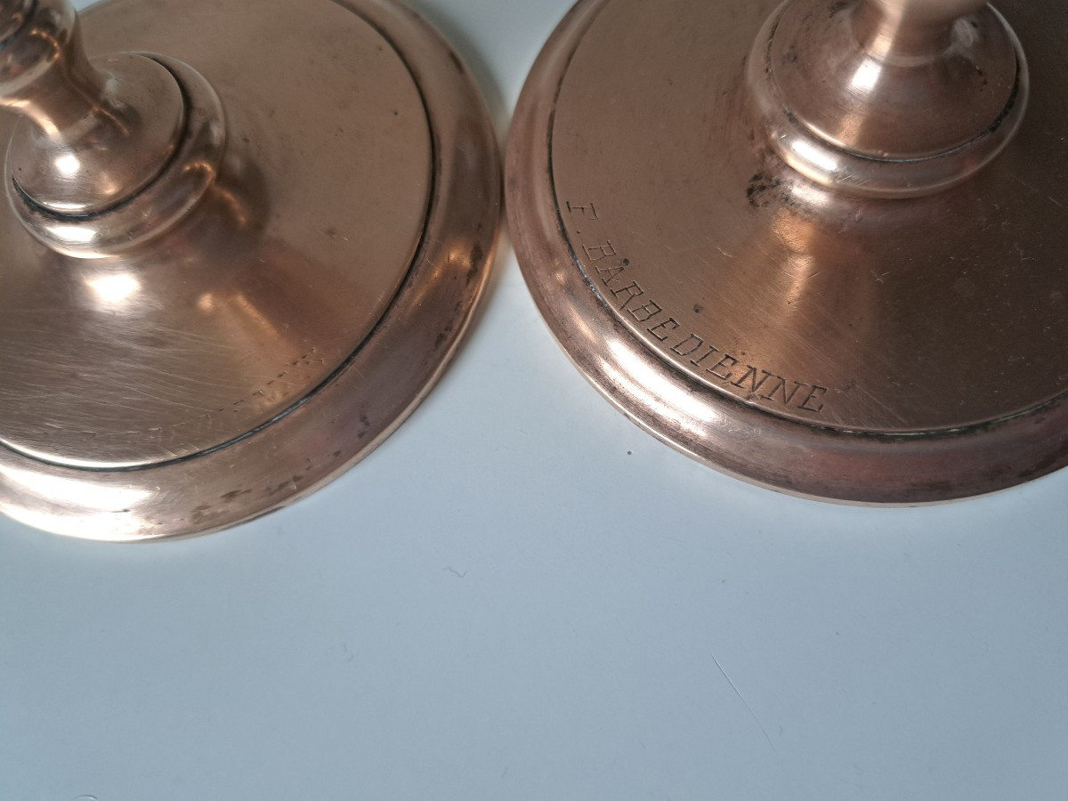 Pair Of Bourgeois Chairs By Barbedienne (1810-1892)-photo-2