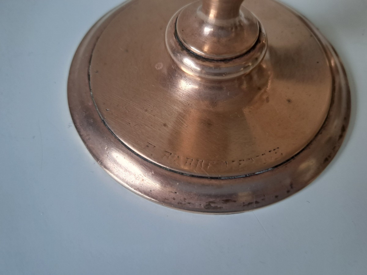 Pair Of Bourgeois Chairs By Barbedienne (1810-1892)-photo-3