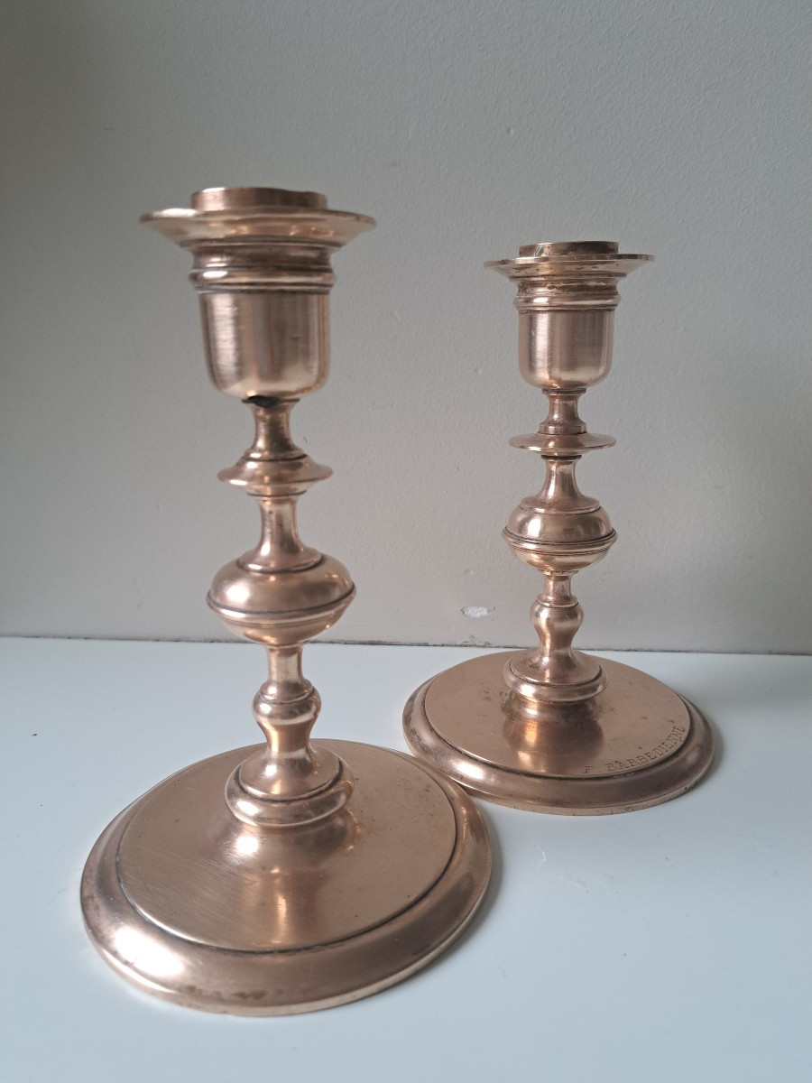 Pair Of Bourgeois Chairs By Barbedienne (1810-1892)