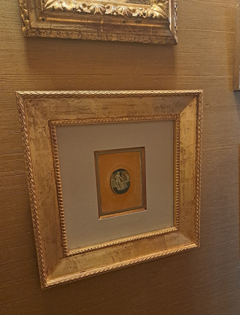 Framed Cameo "susanna And The Elders"-photo-3