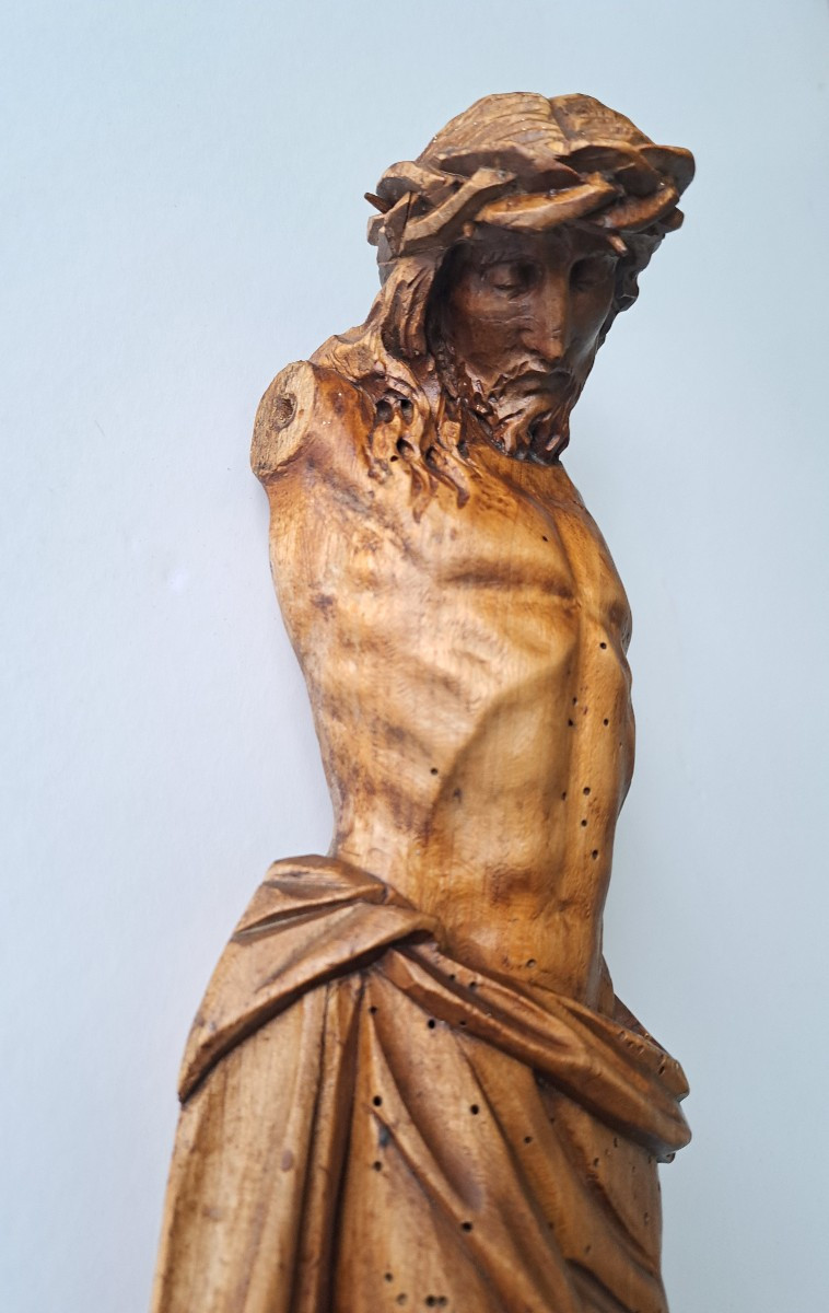 Christ En Tillleul, Ex Voto From The 19th Century-photo-4