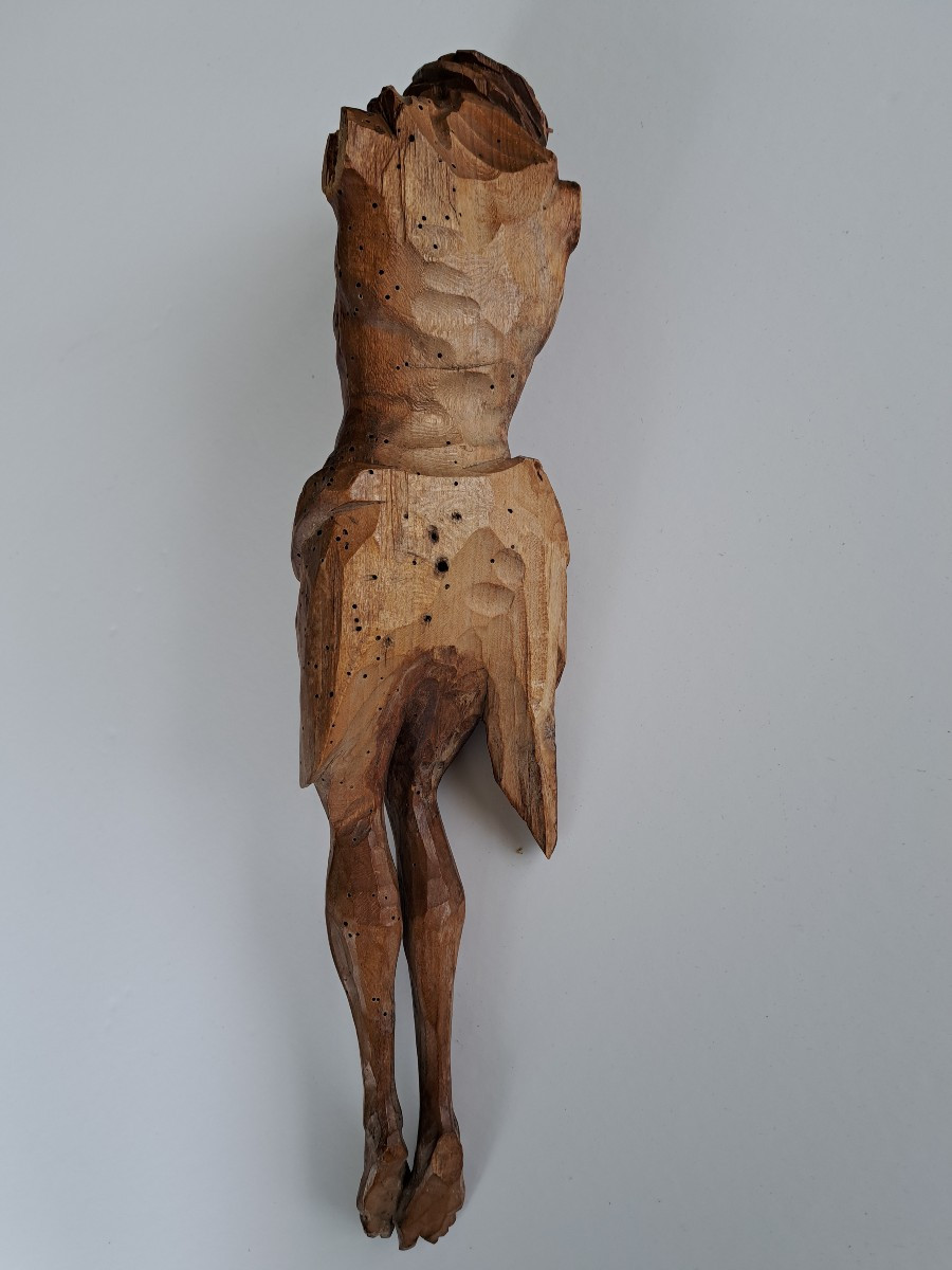 Christ En Tillleul, Ex Voto From The 19th Century-photo-2