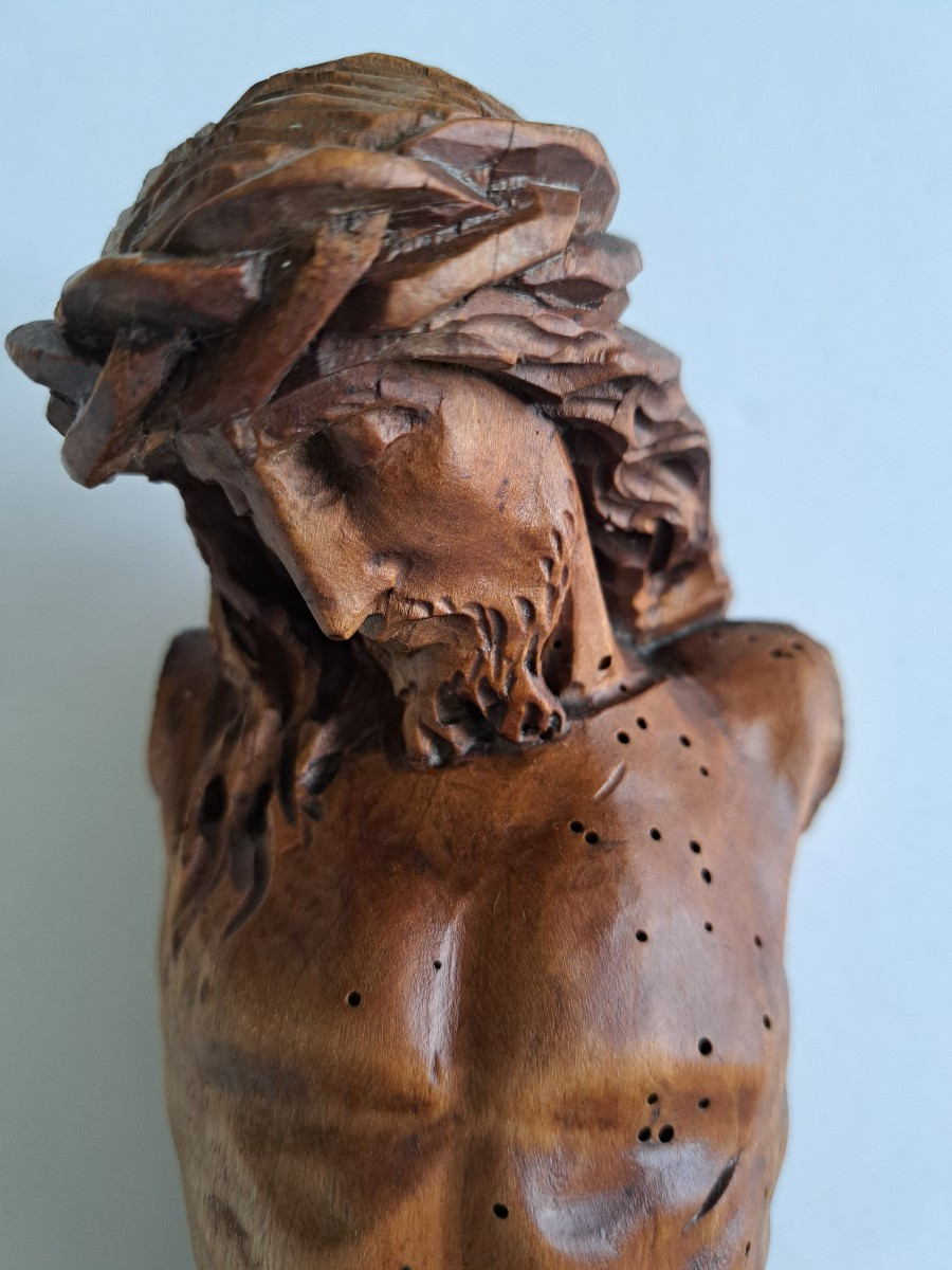 Christ En Tillleul, Ex Voto From The 19th Century-photo-3