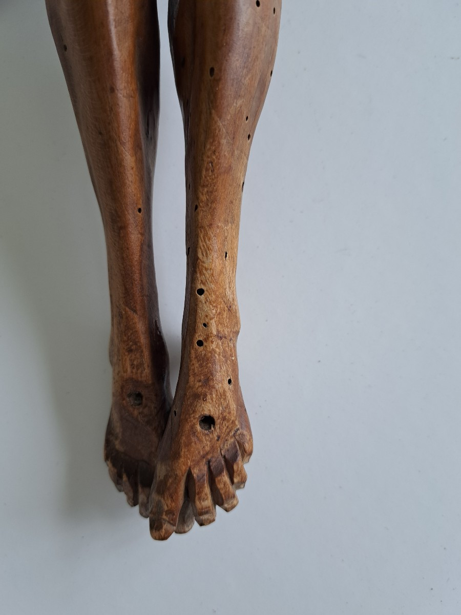 Christ En Tillleul, Ex Voto From The 19th Century-photo-4