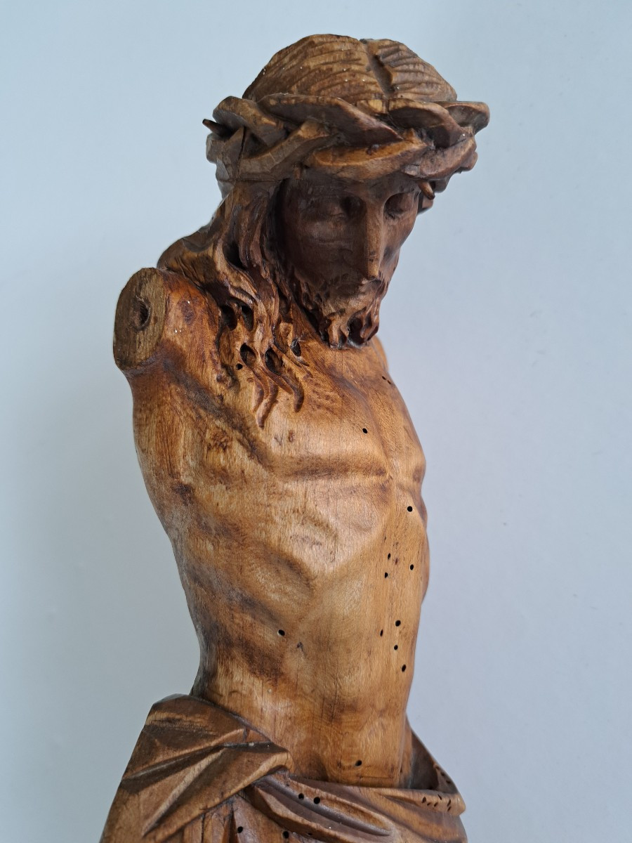 Christ En Tillleul, Ex Voto From The 19th Century-photo-5