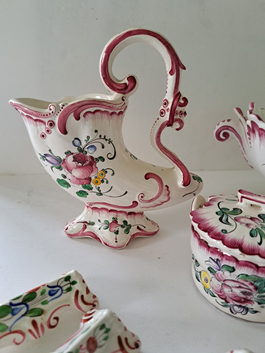 lot d'objets en porcelaine de Stasbourg et Luneville -photo-5