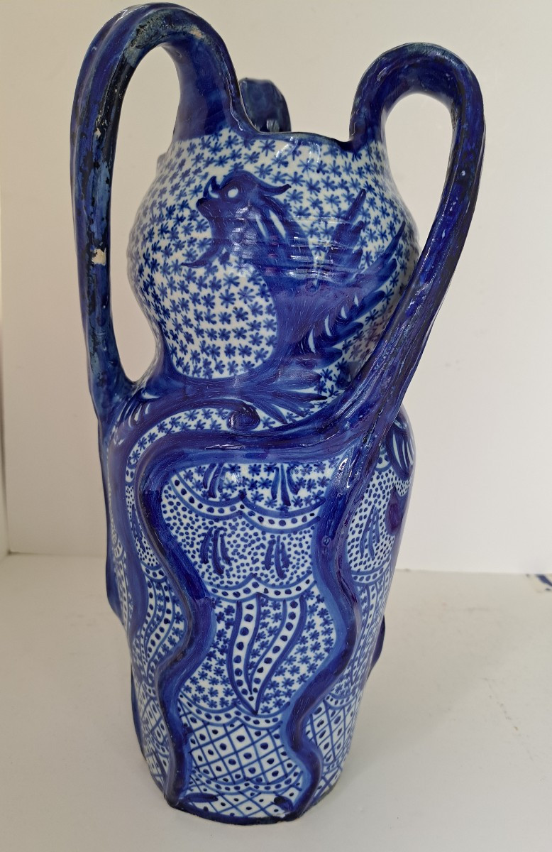 Belgian Art Nouveau Vase By Leo Maes Vereenooghe-photo-2