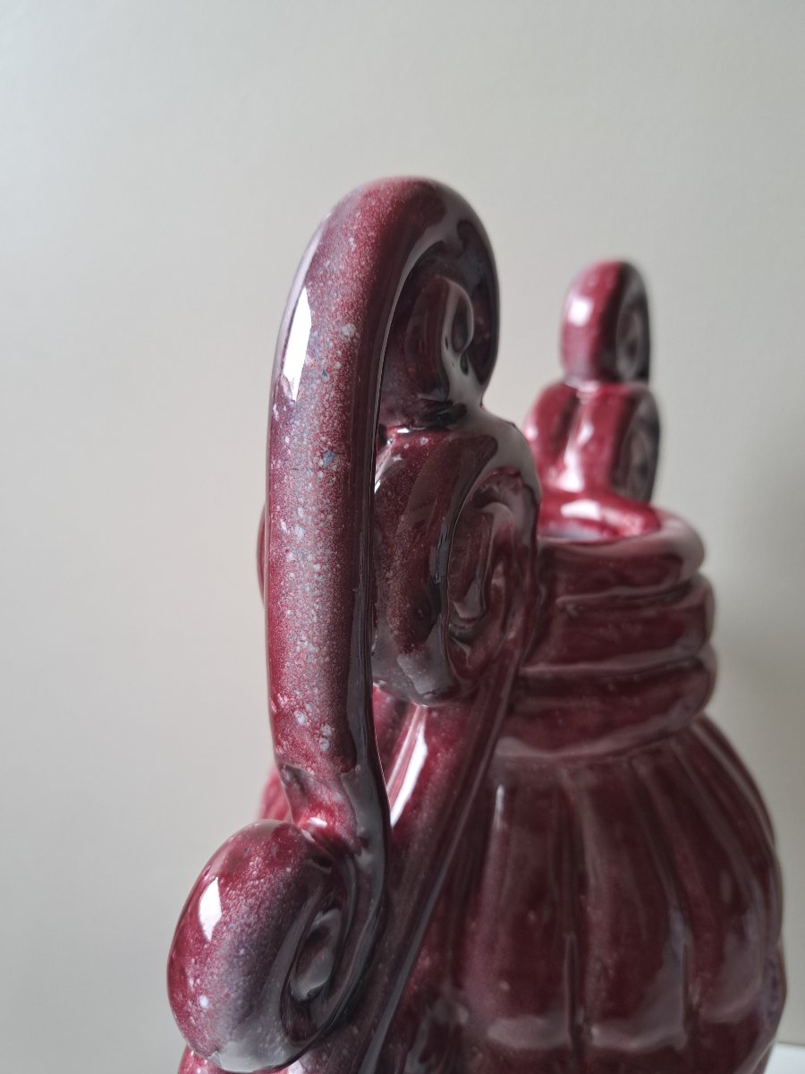 Vase By Max Indlas (1932-2020)-photo-3