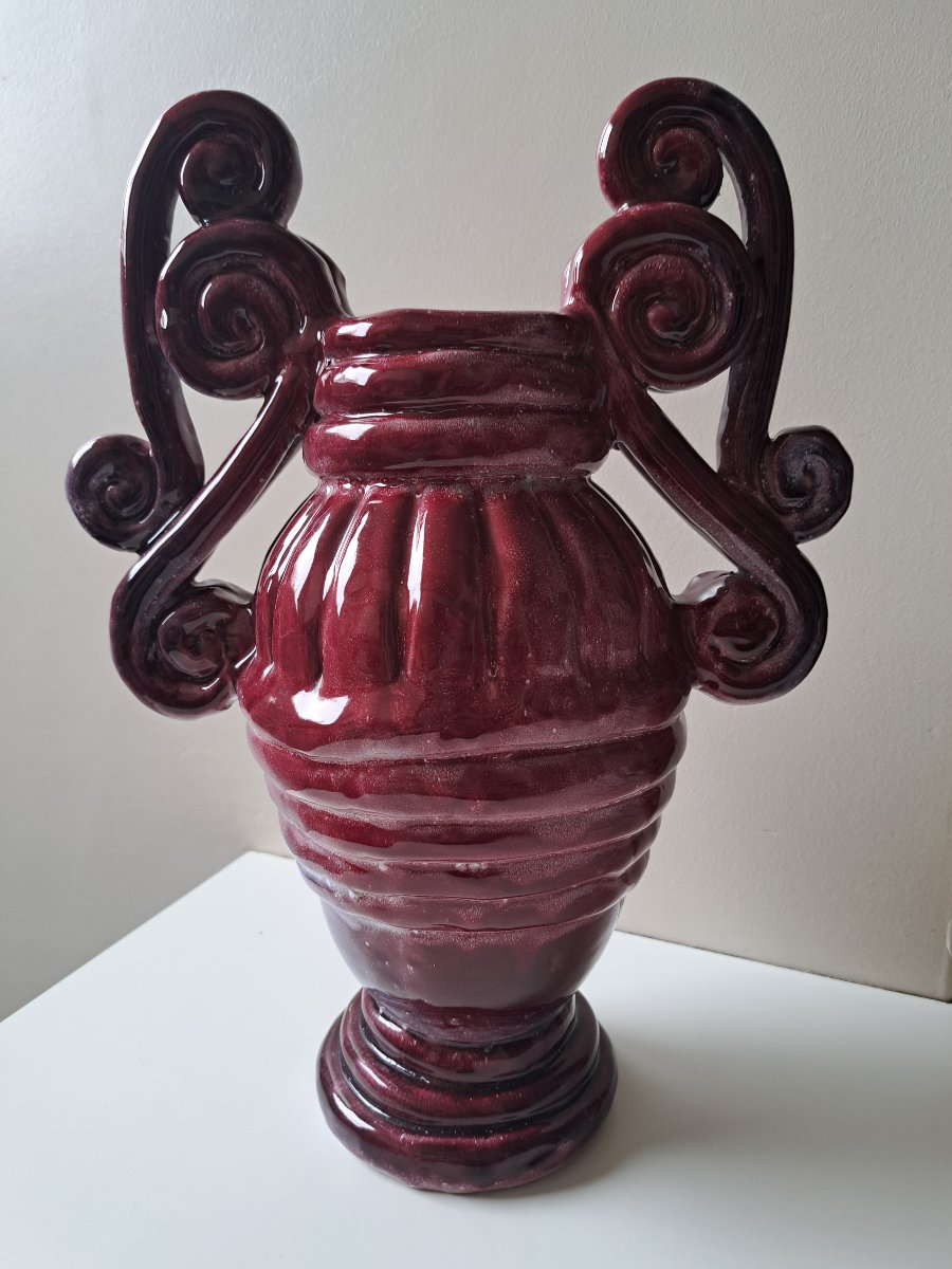 Vase By Max Indlas (1932-2020)-photo-3