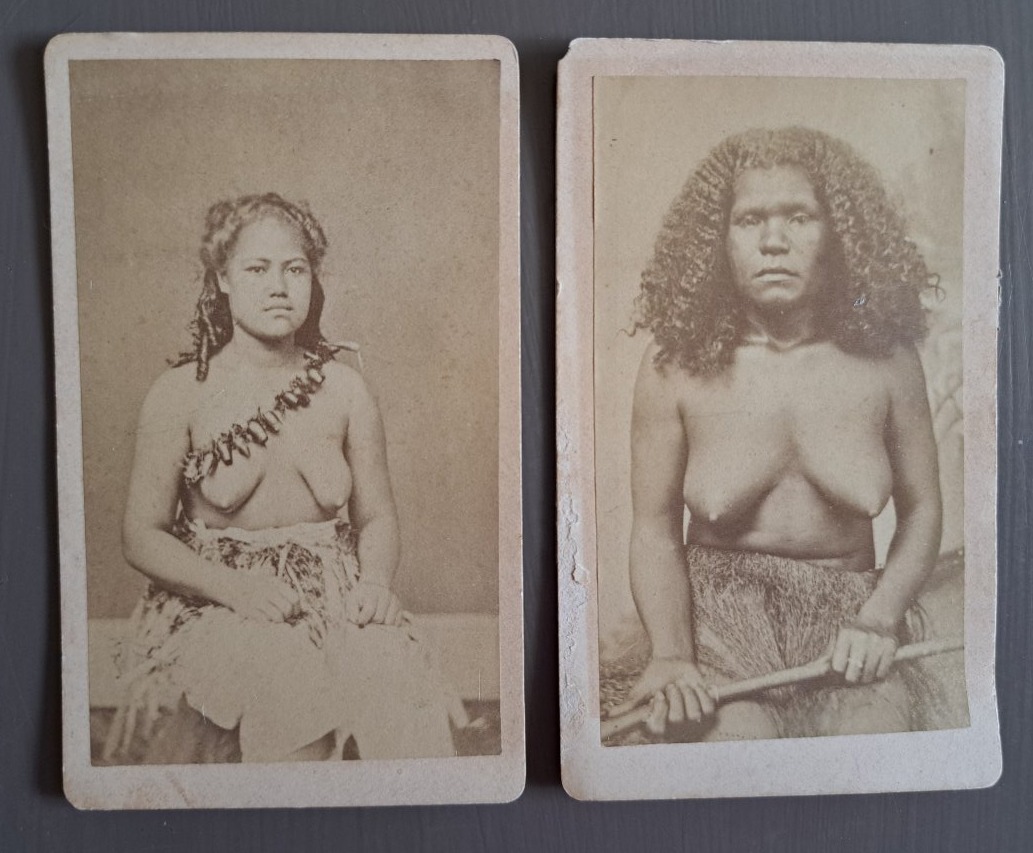 Business-card-sized Photographs Of New Caledonia By W. Dufty. Price Per Unit-photo-4
