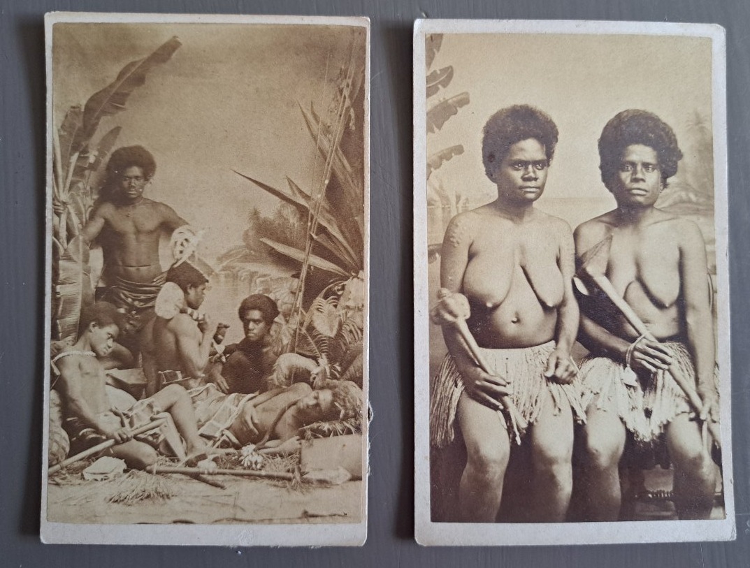 Business-card-sized Photographs Of New Caledonia By W. Dufty. Price Per Unit-photo-3