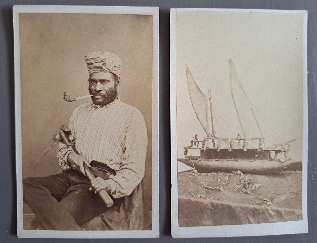 Business-card-sized Photographs Of New Caledonia By W. Dufty. Price Per Unit-photo-4