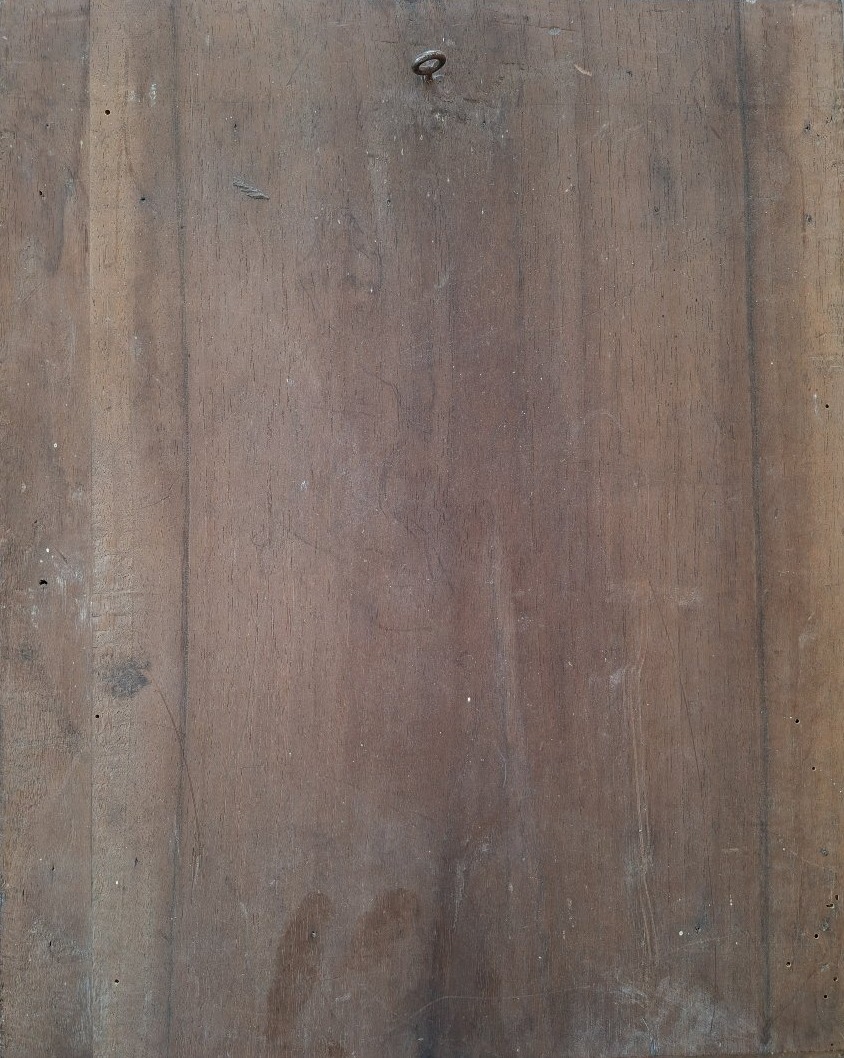 Sketch Of A Man Portrait On Wood By H. Umbricht -photo-4