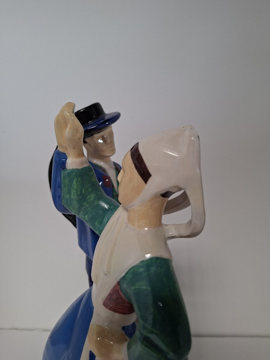 Henriot, A Breton Dance Couple From Quimper-photo-4