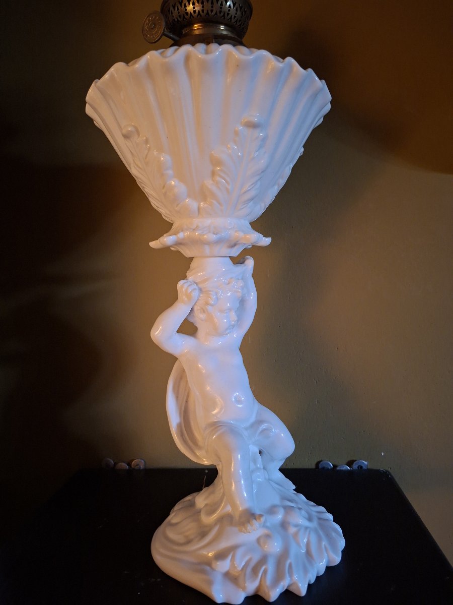 Copeland Porcelain Kerosene Lamp -photo-4