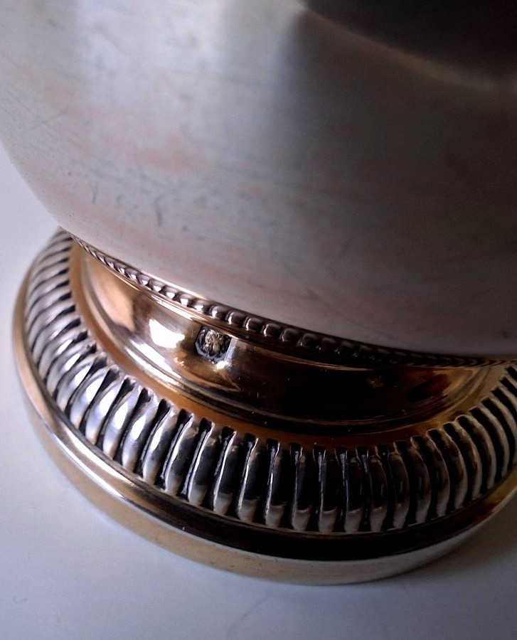 timbale tulipe en argent massif gravure de la marque d'apéritif "Martini"-photo-6