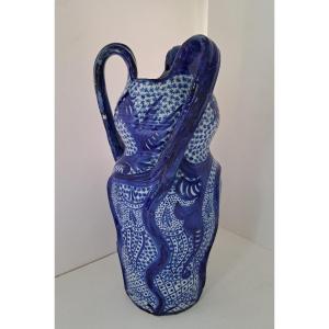 Belgian Art Nouveau Vase By Leo Maes Vereenooghe
