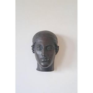 Plaster Head Of The Aurige Of Delphi Cast From The Louvre