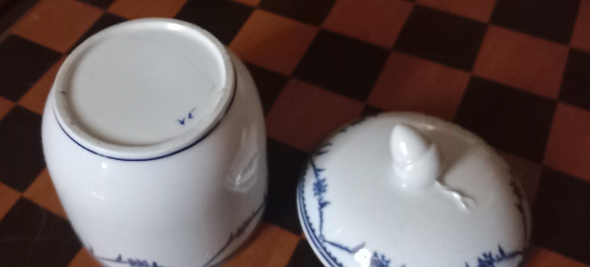 Tournai Porcelain Sugar Bowl-photo-1