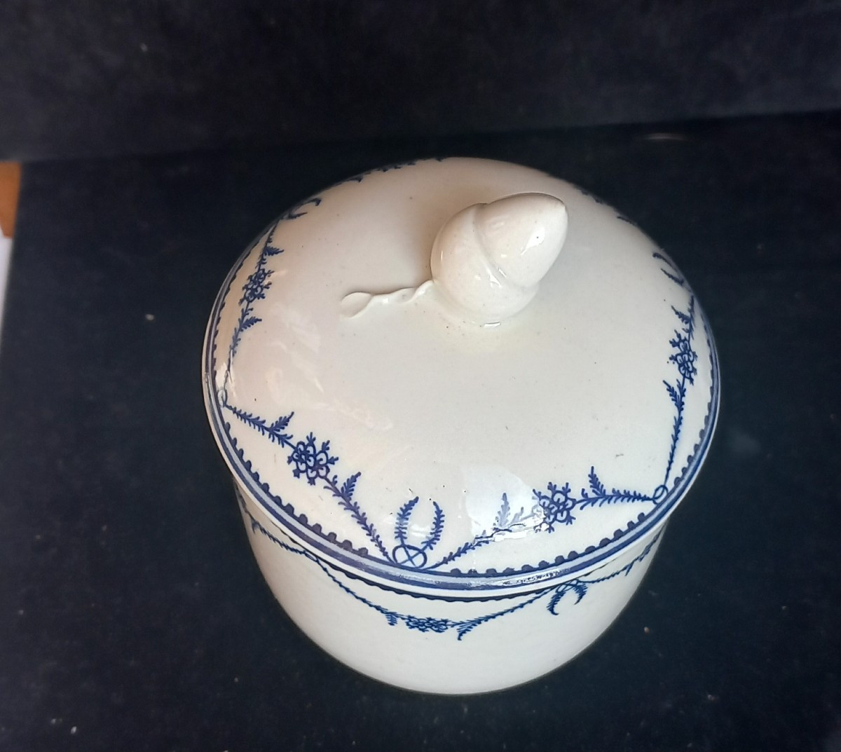 Tournai Porcelain Sugar Bowl