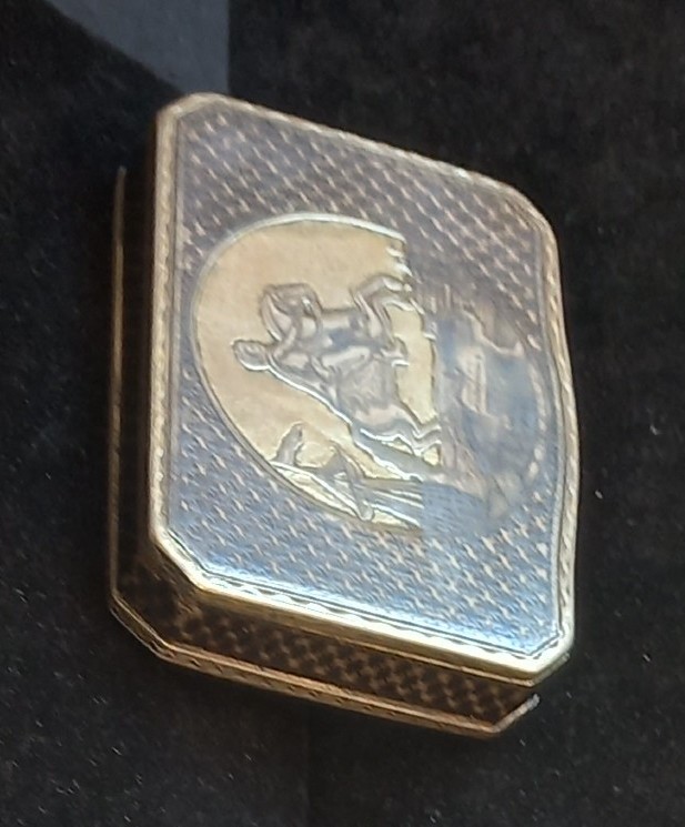Russian  Snuffbox  From Veliki Oustioug In Silver With Niello-photo-7