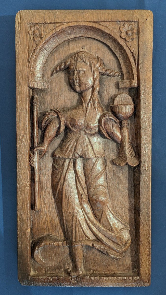 Carved Wood Panel