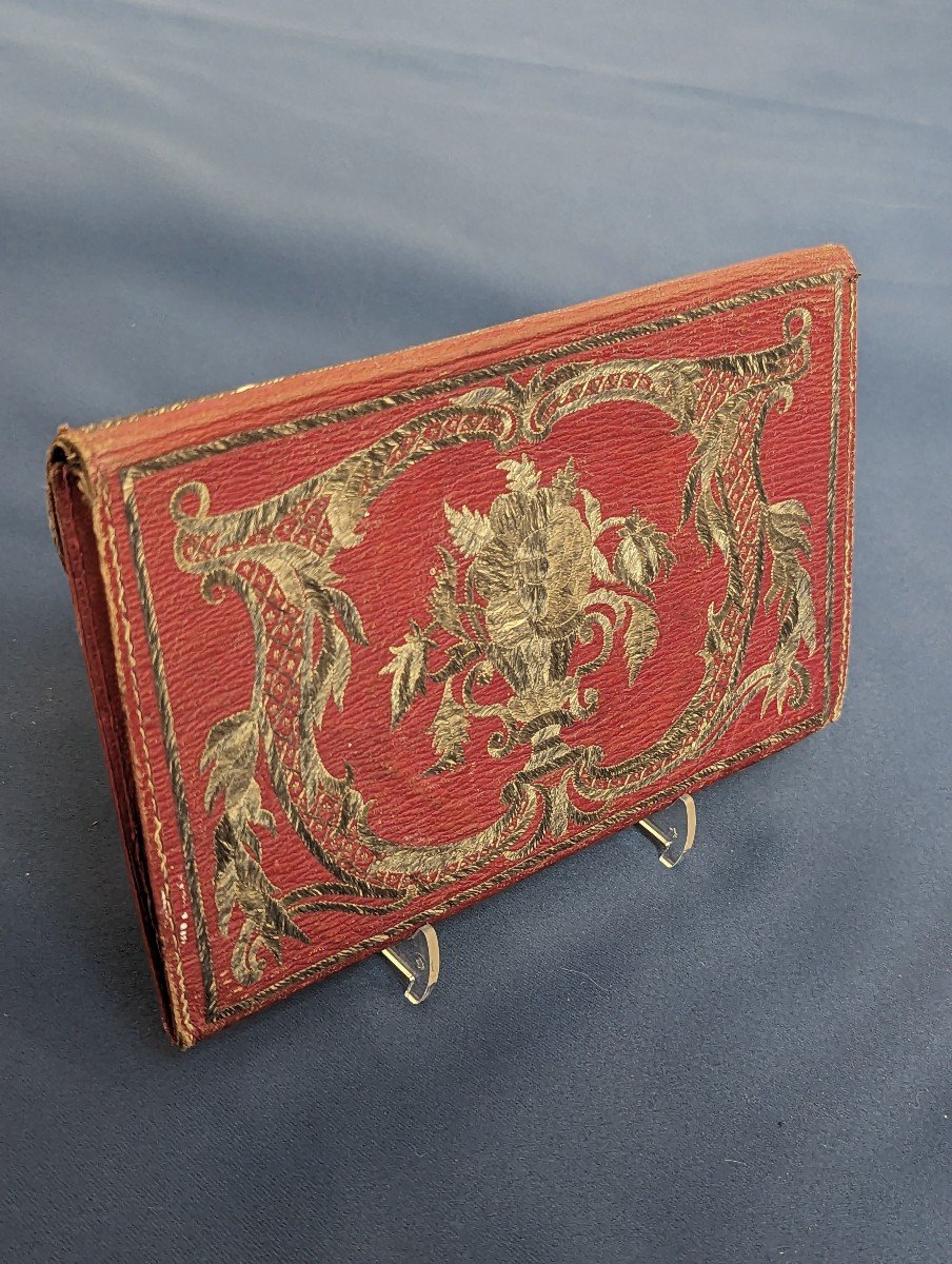 Embroidered Leather Wallet From Constantinople Of  Mr  De Montflambert, 1776-photo-2