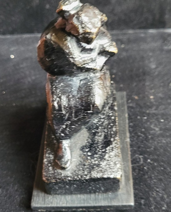 Statuette Of A Seated Woman With A Child In Her Arms By Liss Eriksson, Cast By Claude Valsuani-photo-2