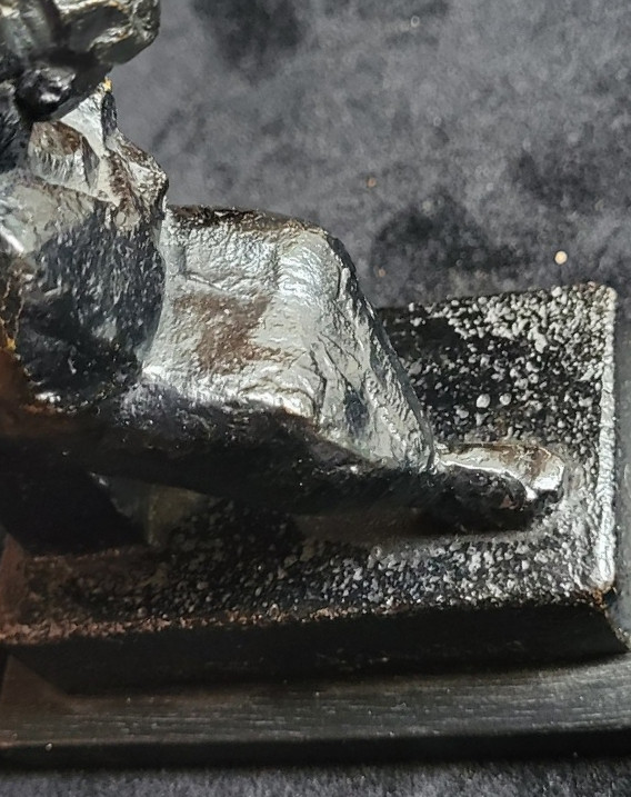 Statuette Of A Seated Woman With A Child In Her Arms By Liss Eriksson, Cast By Claude Valsuani