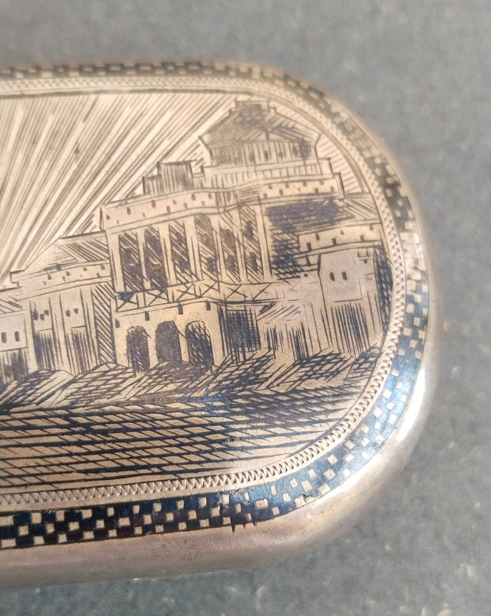 Russian Silver Snuffbox From Moscow-photo-7