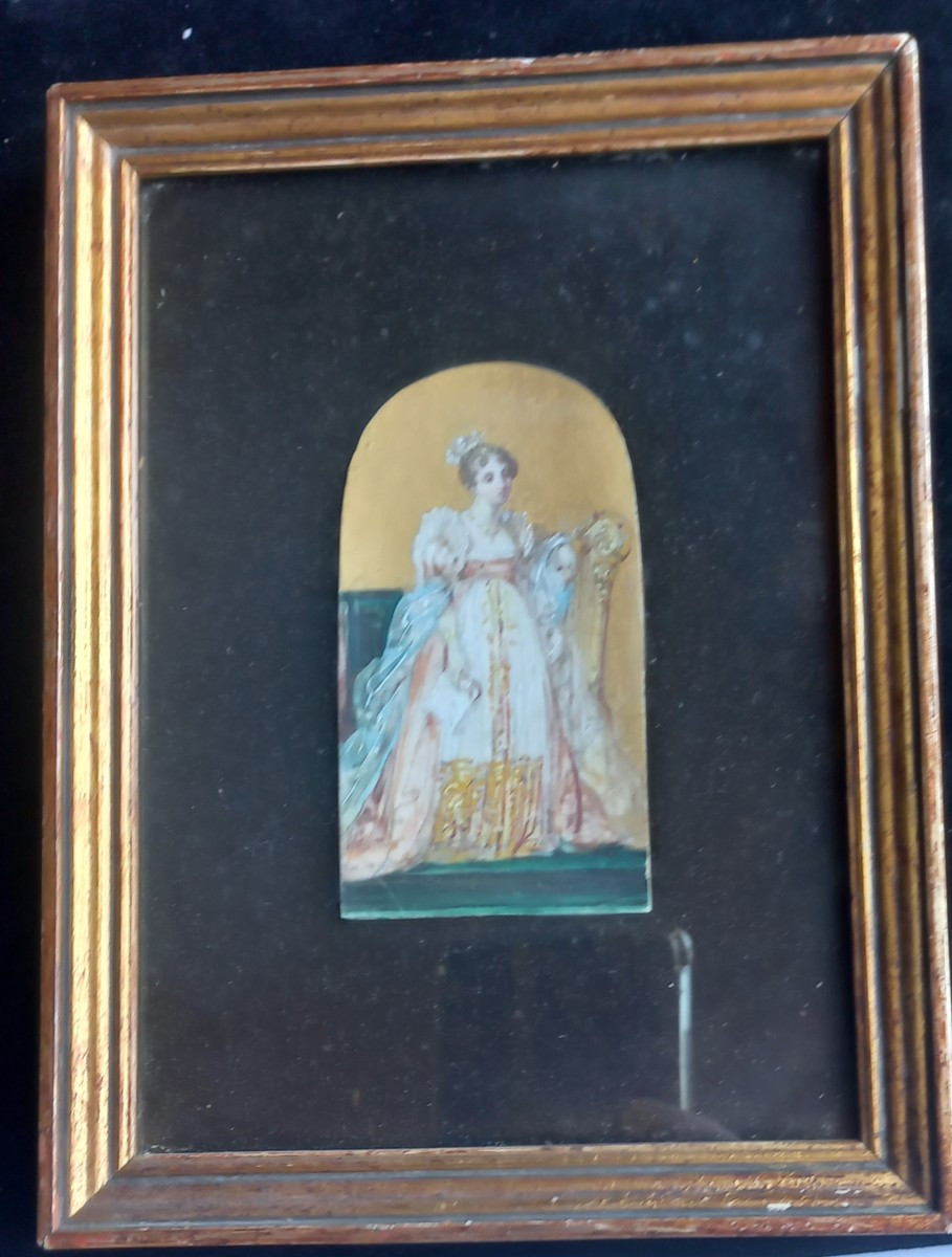 3 Portraits Of The 3 Bonaparte Empresses :  Joséphine, Marie-louise And Eugènie -photo-7