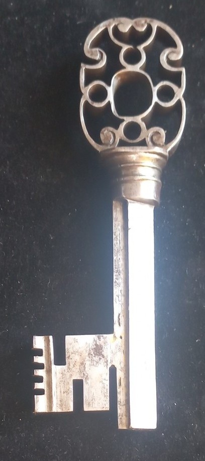 16th Century French Wrought Iron Key 