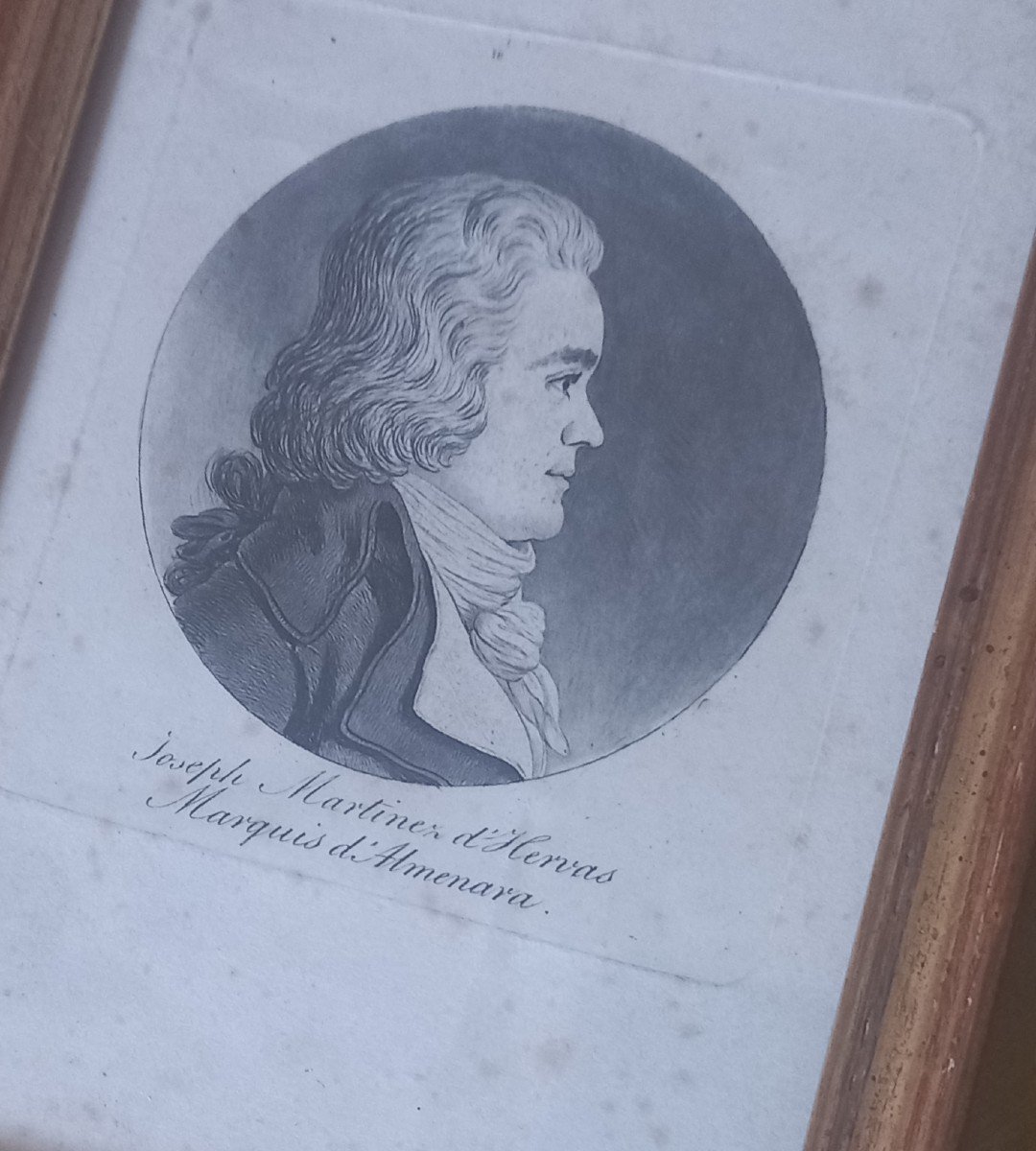 Physionothrace Portrait  Of Marquis d'Almerana -photo-3