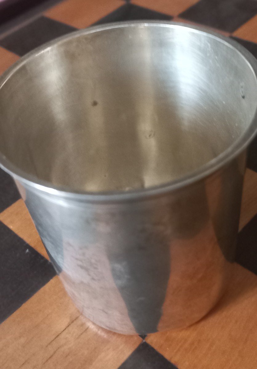   Silver Cup By A Famous Parisian Silversmirh 