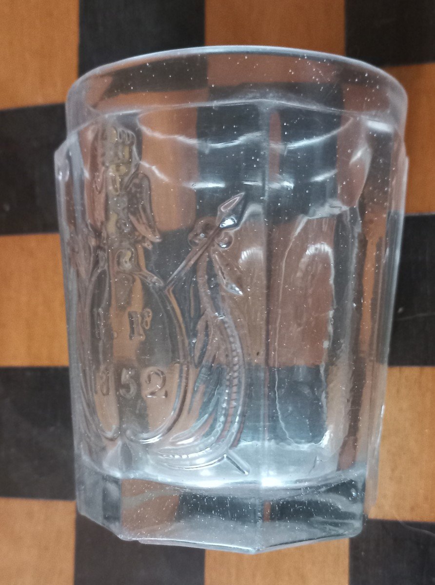 5 Verres De Propagande Pour Napoléon  III, Vendus séparément -photo-3