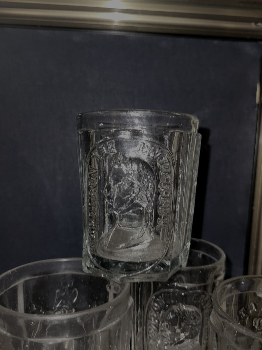 5 Propaganda Glasses For Napoleon III, For Sale  Separately. -photo-4