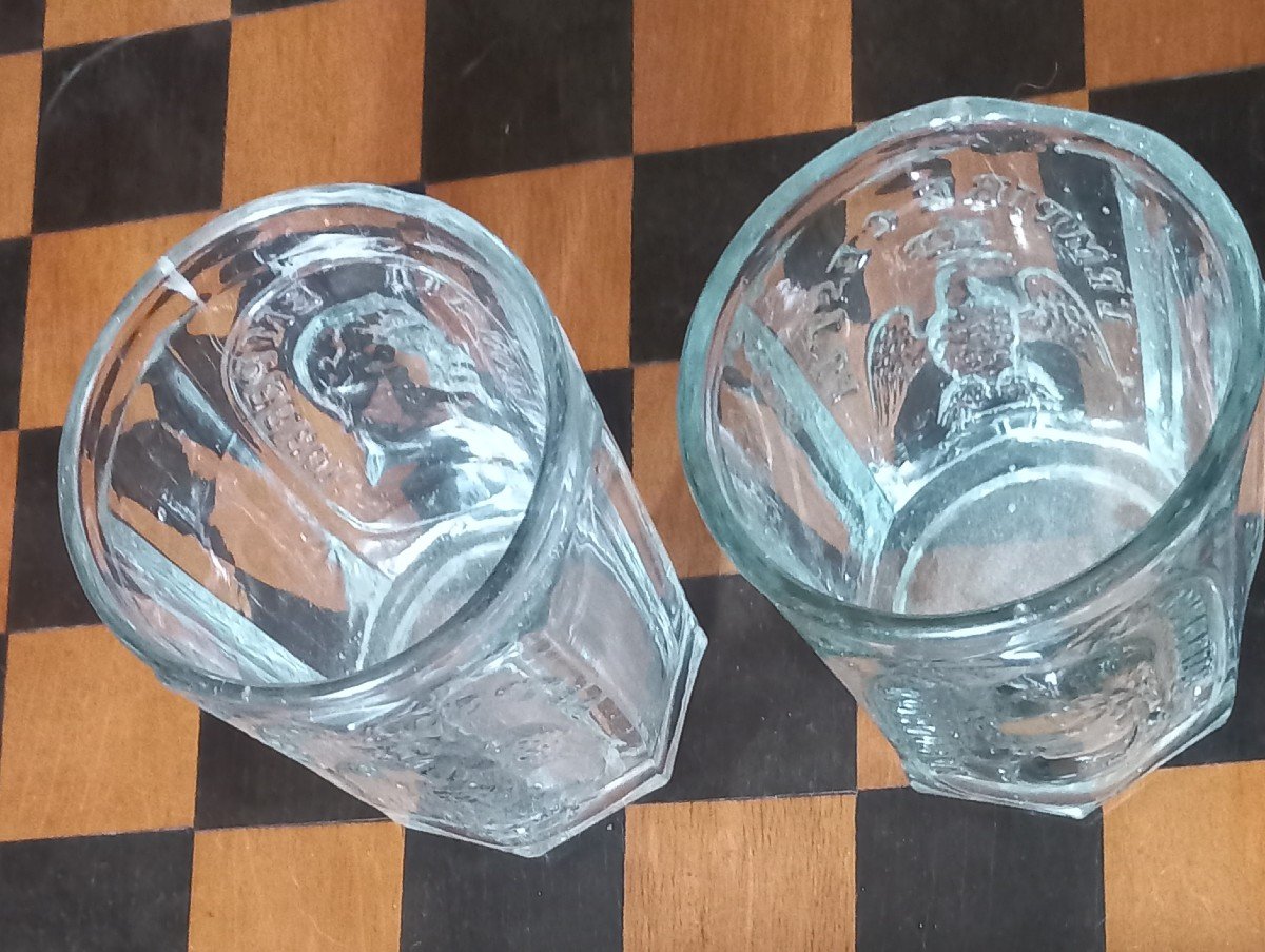 5 Verres De Propagande Pour Napoléon  III, Vendus séparément -photo-5