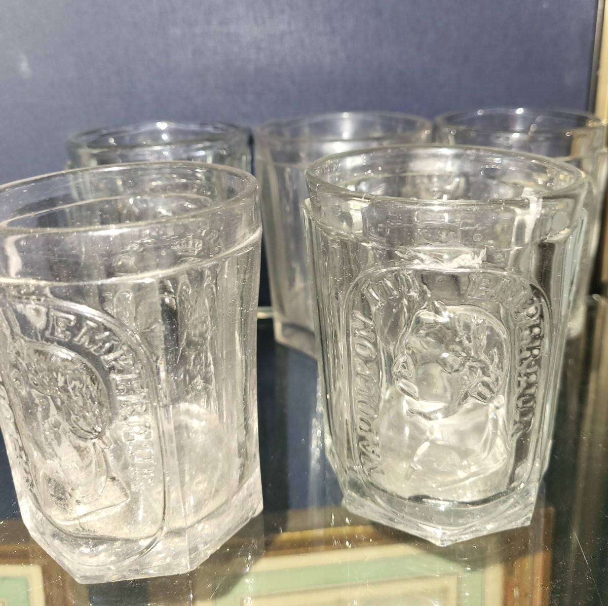 5 Propaganda Glasses For Napoleon III, For Sale  Separately. -photo-5