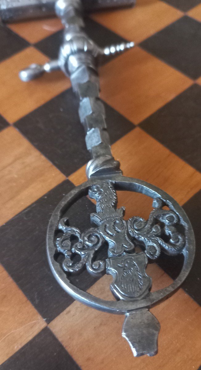 Iron Germanic Arquebus Key -photo-3