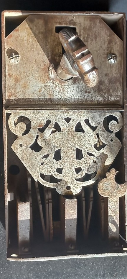 Serrure  De Maîtrise En Fer avec Sa Clé 
