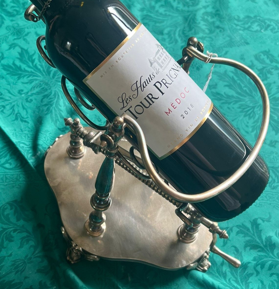 Décanteur à vin à crémaillère pour bouteille de vin-photo-1