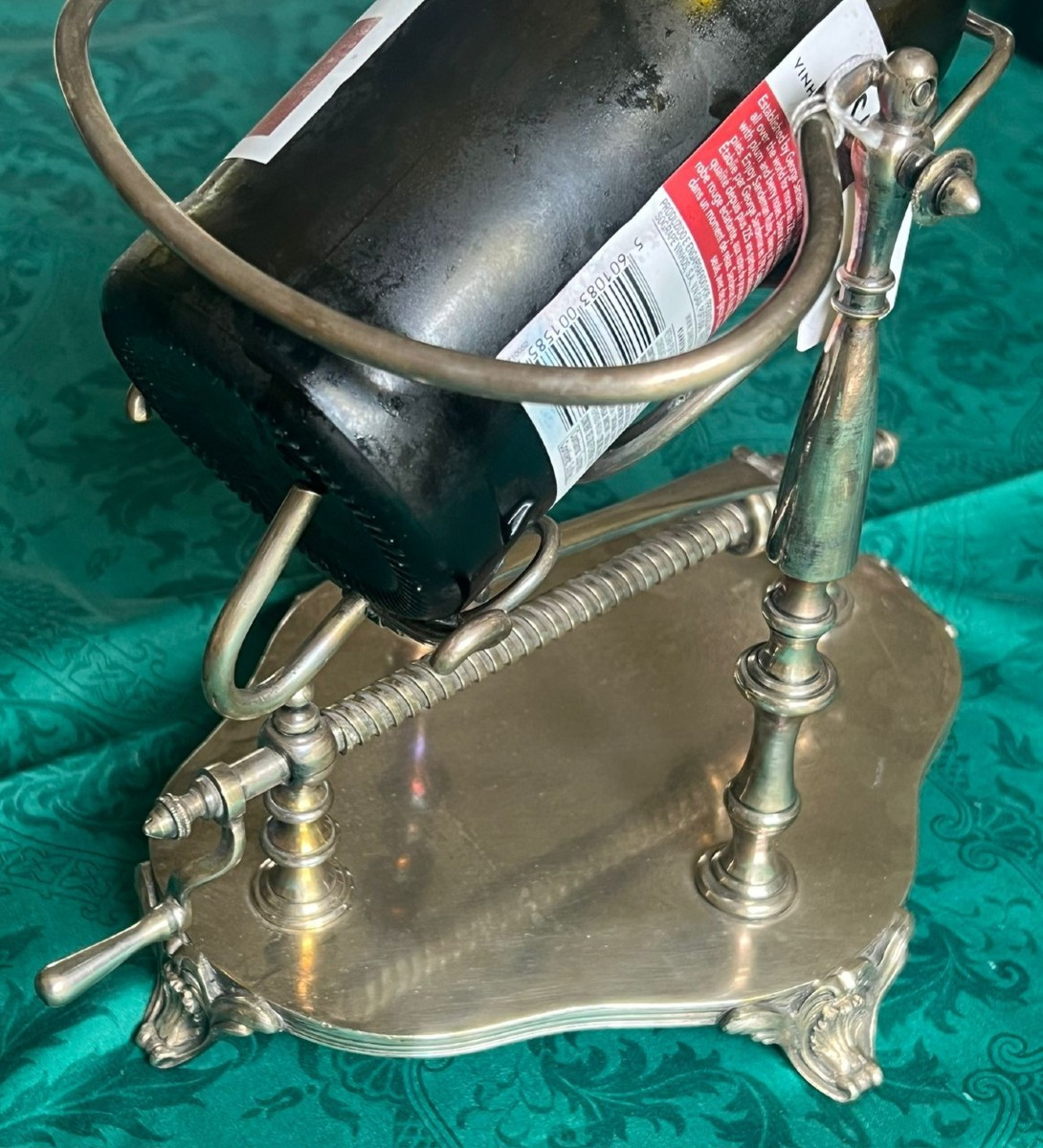 Décanteur à vin à crémaillère pour bouteille de vin-photo-2